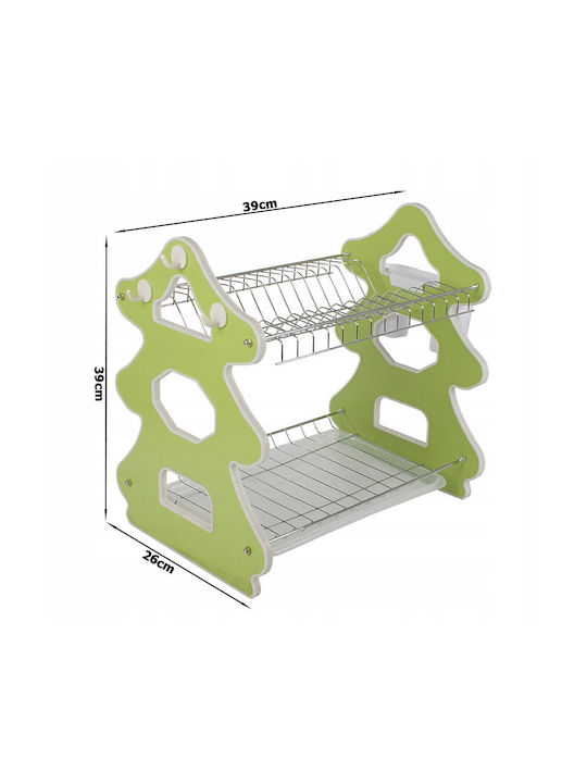 Verk Group Metallic Green Sink Strainer 39x26x39cm