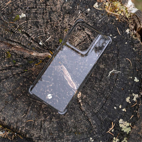 Spacecase Anti-shock Back Cover Σιλικόνης 1mm με Λουράκι Διάφανο (Motorola Edge 50 Ultra)