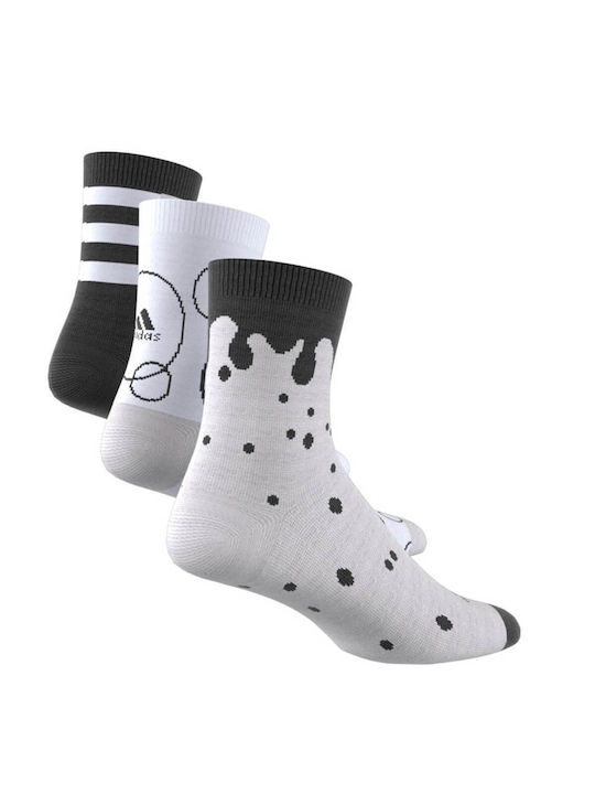 Adidas Kids' Socks Gray 3 Pairs