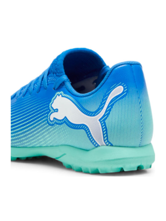 Future 7 Play TT Jr Kids Turf Soccer Shoes Blue