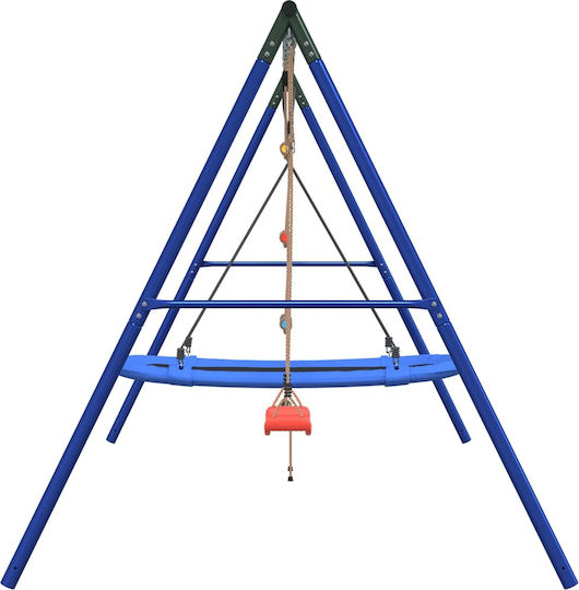 vidaXL Metal Double Swing 185x185x185cm Multicolour