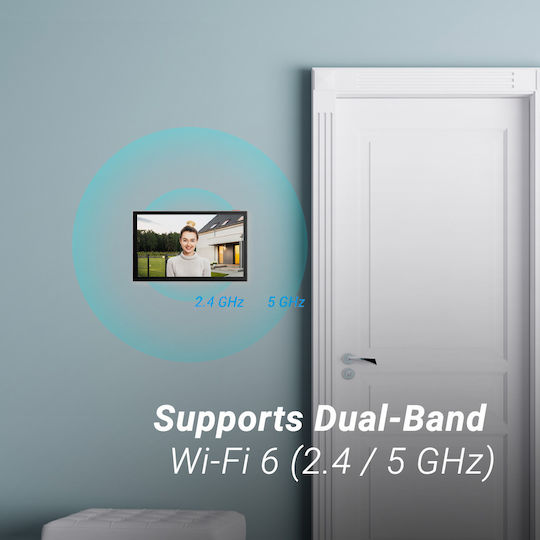 Ezviz HP5 Κουδούνι Πόρτας Wi-Fi Μαύρο