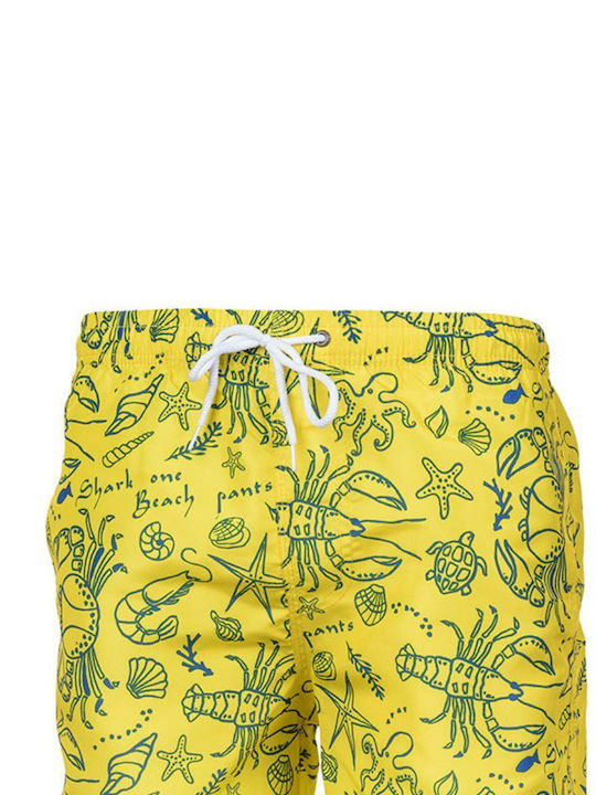 Shark One Pius Men's Swimwear Shorts Yellow