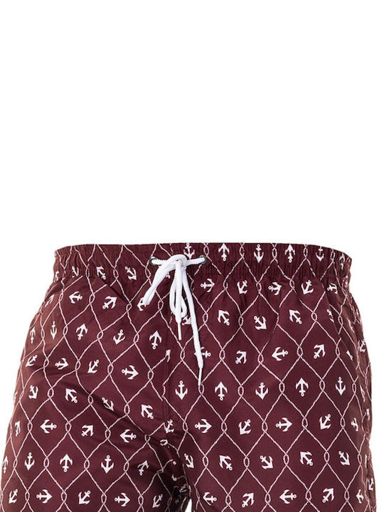 Shark One Pius Men's Swimwear Shorts Burgundy