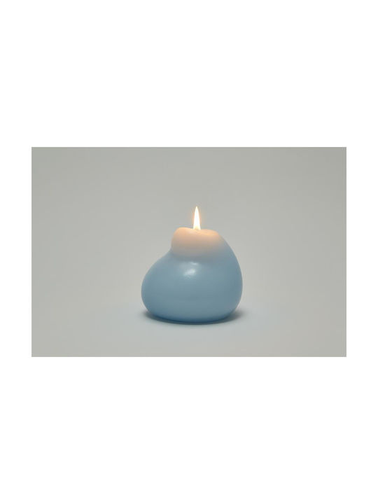 Moma Decorative Candle Taper Light Blue 10.16cm 1pcs