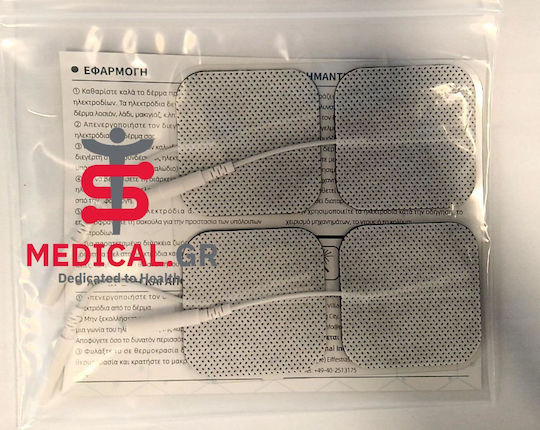 Cefar Aufkleber Tens Elektrode Physiotherapie L4.8xB4.8cm 4Stück