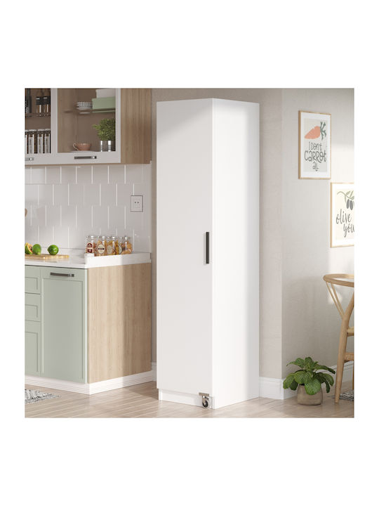 Colney Floor Cabinet White 41.7x44.3x176.4cm