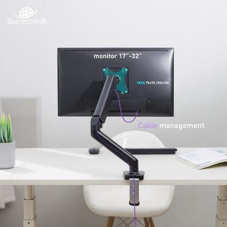 Spacetronik Βάση Γραφείου Οθόνης έως 32" με Βραχίονα (SPA-G110)