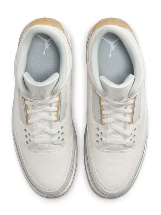Air  3 Retro Boots Ivory / Grey Mist / Cream
