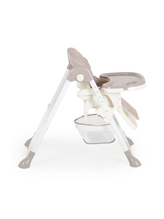 Moni Hunny Bear Foldable Baby Highchair With Adjustable Height Beige