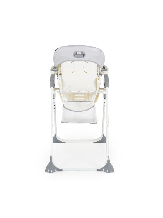 Moni Hunny Bear Foldable Baby Highchair with Adjustable Height Gray
