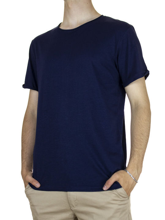 Explorer T-shirt Bărbătesc cu Mânecă Scurtă BLUE