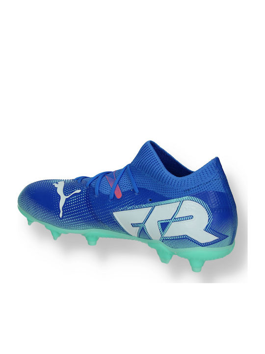 Future 7 Match FG/AG Kids Soccer Cleats Molded Blue