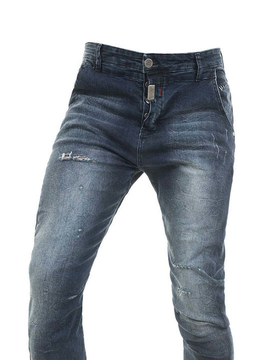 Senior Men's Jeans Pants Blue