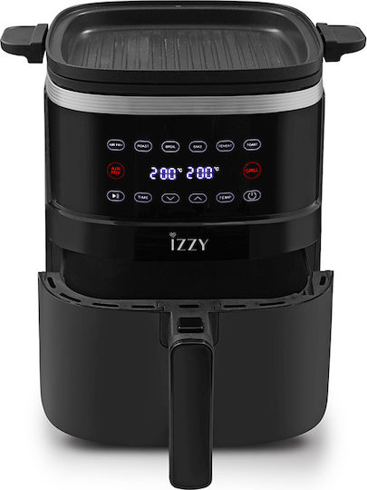 Izzy Digital Air Fryer and Grill Air Fryer 5lt Black