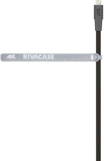 Rivacase 6001 Редовна USB-A към Lightning кабел Черен 1.2м