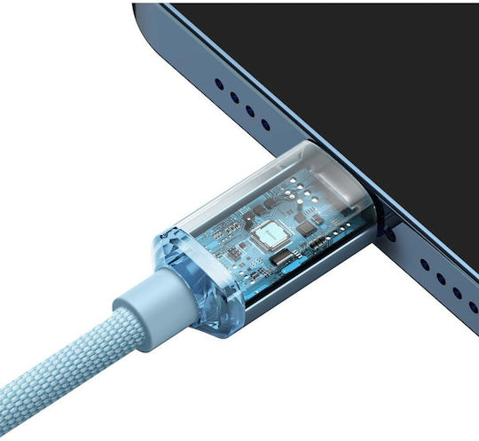 Baseus Crystal Shine USB-C to Lightning Cable 20W Μπλε 2m
