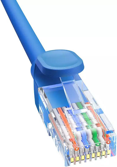 Baseus U/UTP Cat.6 (Gigabit) Cablu De Rețea Ethernet 2m Albastru