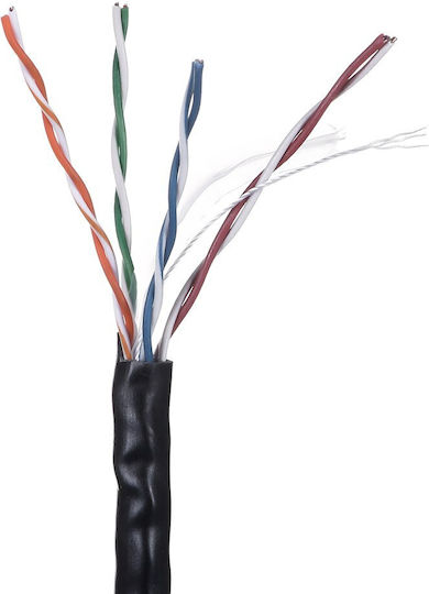 Lanberg U/UTP Network Cable Ethernet Without Terminated Connectors 305m Black