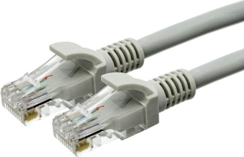 ATC U/UTP Cat.5e (Gigabit) Καλώδιο Δικτύου Ethernet 3m Γκρι
