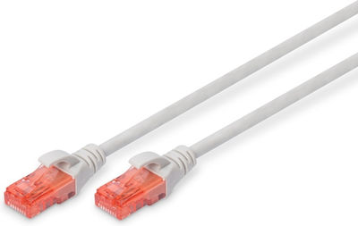 Digitus U/UTP Cat.6 Ethernet Network Cable 2m Gray 1pcs