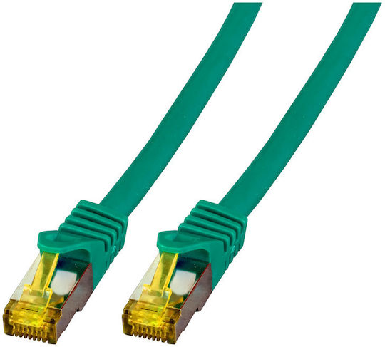 EFB S/FTP Cat.6a Gigabit Network Cable Ethernet 1m Green