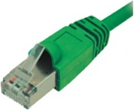 U/FTP (STP) Cat.5e (Gigabit) Netzwerkkabel Ethernet 0.5m Grünes