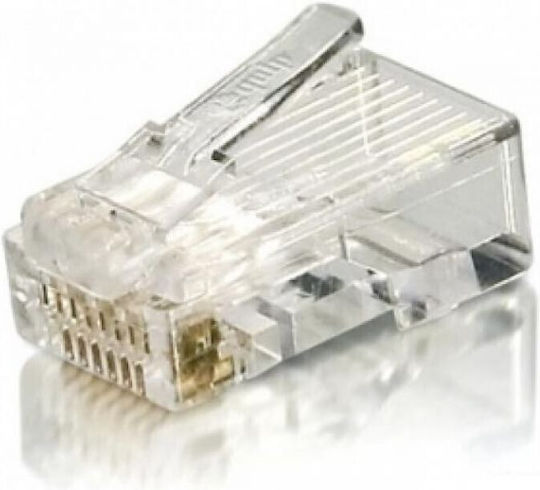 Equip Stecker RJ-45 männlich 100Stück Transparent (121143)