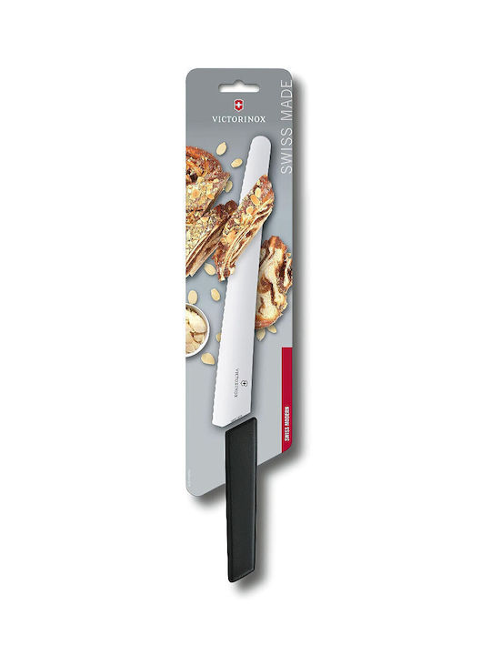 Victorinox Swiss Modern Knife Bread from Stainless Steel Black 26cm