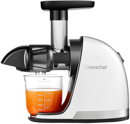 Amzchef Αποχυμωτής Αργής Σύνθλιψης 150W Λευκός
