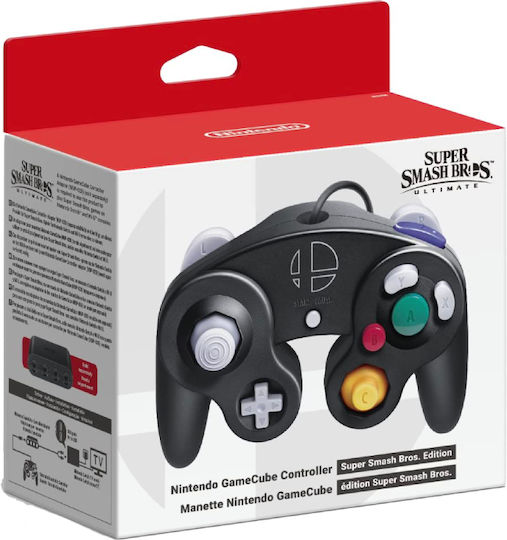 Nintendo GameCube Ενσύρματο Gamepad για Wii U / Wii Μαύρο