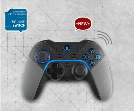 Spartan Gear Velos Ασύρματο Gamepad για PC Μαύρο