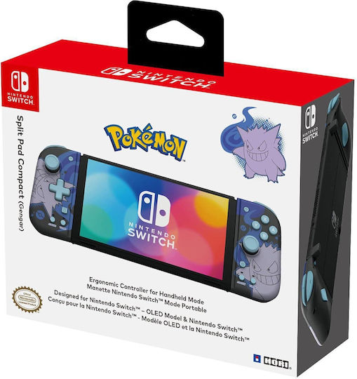 Hori Split Pad Compact Ενσύρματο Gamepad για Switch Pokémon: Gengar