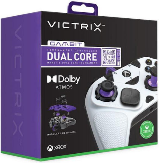 Victrix 49-006-EU Жичен Геймпад за Xbox Series Бял