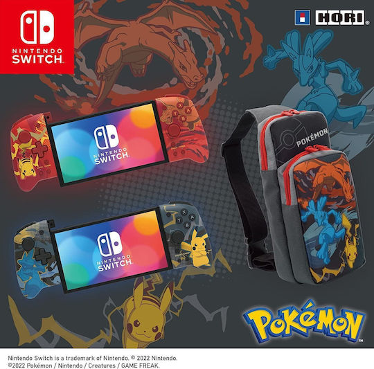 Hori Split Pad Pro Ασύρματο Gamepad για Switch Pokémon: Lucario & Pikachu
