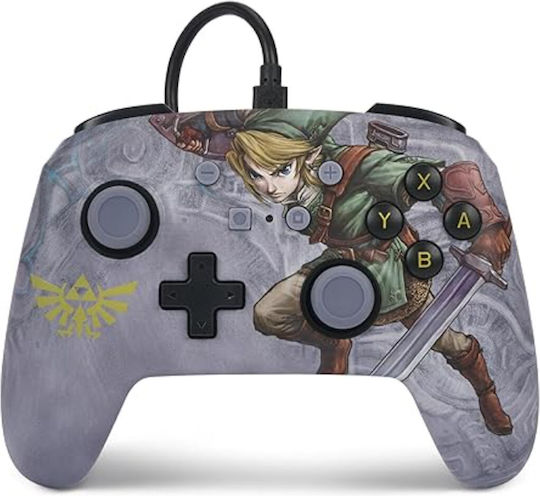 PowerA Valiant Link Ενσύρματο Gamepad για Switch Γκρι