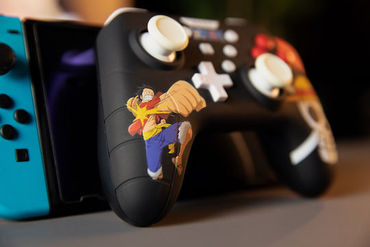 Konix One Piece Ενσύρματο Gamepad για Switch Μαύρο