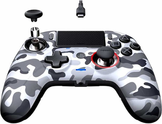Nacon Revolution Unlimited Pro Ασύρματο Gamepad για PS4 Camo Gray