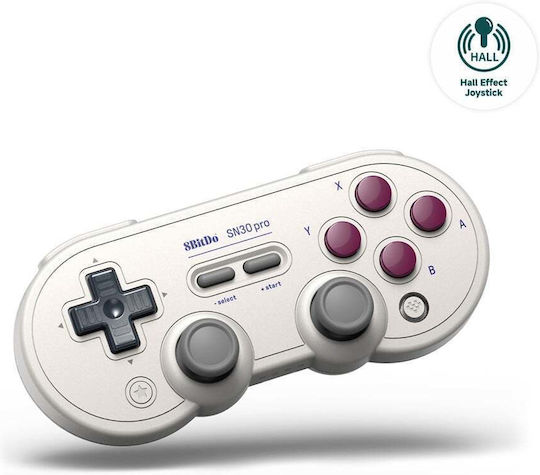 8Bitdo SN30 Pro Hall Edition Ασύρματο Gamepad με Hall Effect Sticks για Android / PC / Switch G Classic