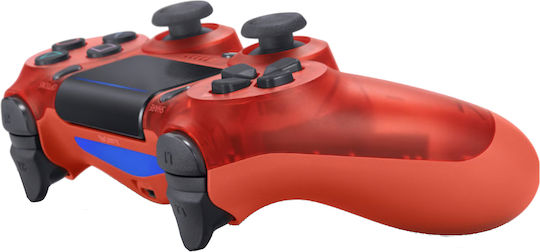 Sony Dualshock 4 Controller V2 Ασύρματο για PS4 Translucent Red