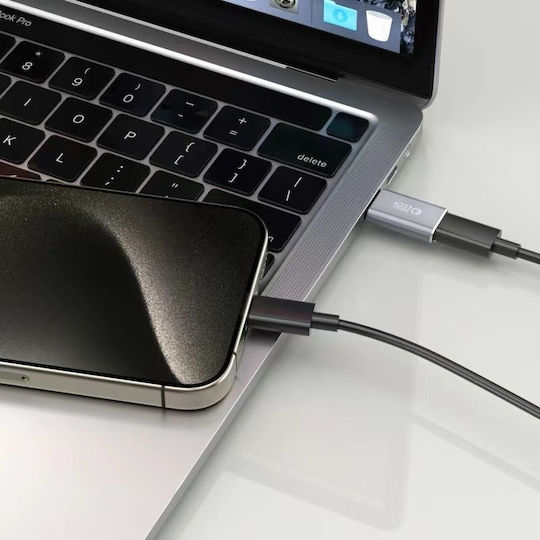 Tech-Protect Ultraboost Konverter USB-C männlich zu Blitzschlag weiblich Gray 1Stück