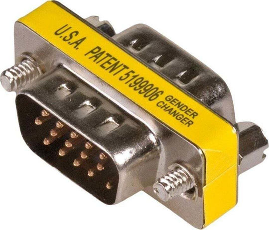 Akyga Konverter VGA weiblich zu VGA weiblich Gelb 1Stück AK-AD-19