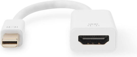 Digitus Μετατροπέας mini DisplayPort / HDMI male σε mini DisplayPort / HDMI female 1τμχ AK-340416-002-W