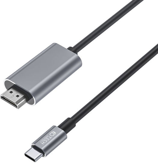 Tech-Protect Ultraboost Kabel HDMI-Stecker - USB-C-Stecker 2m Schwarz