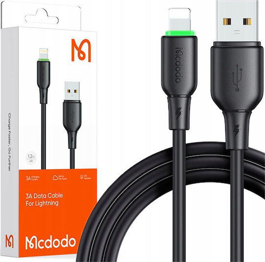 Mcdodo USB-A to Lightning Cable Μαύρο 1.2m (CA-4741)