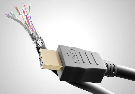 Goobay HDMI 1.4 High Speed 1080p 120Hz Cable HDMI male - HDMI male 15m Μαύρο