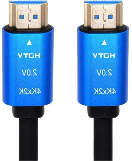 Tele HDMI 2.0 Premium High Speed 4K 60Hz HDR Cable HDMI Male - HDMI Male 3m Black