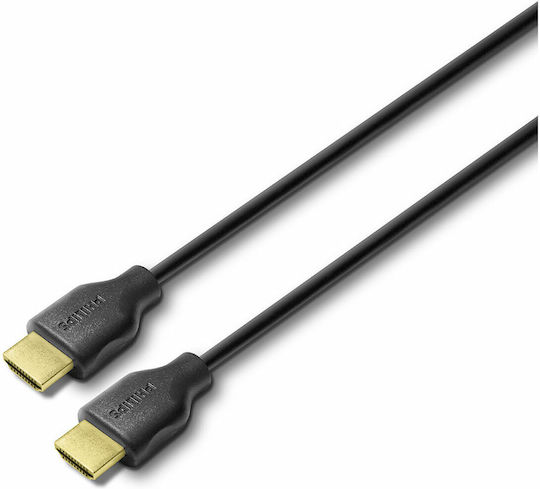 Philips HDMI 1.4 Hochgeschwindigkeits 1080p 120Hz Kabel HDMI-Stecker - HDMI-Stecker 1,5m Schwarz