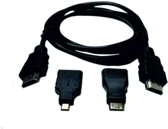 HDTV HDMI 1.4 High Speed 1080p 120Hz Cable HDMI Male - HDMI Male 1.5m Black
