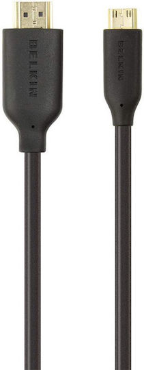 Belkin Kabel HDMI-Stecker - Mini-HDMI-Stecker 1m Schwarz